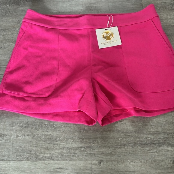 NWT Marie Oliver Mia Shorts -color Rosa Sz 10 - Picture 3 of 10